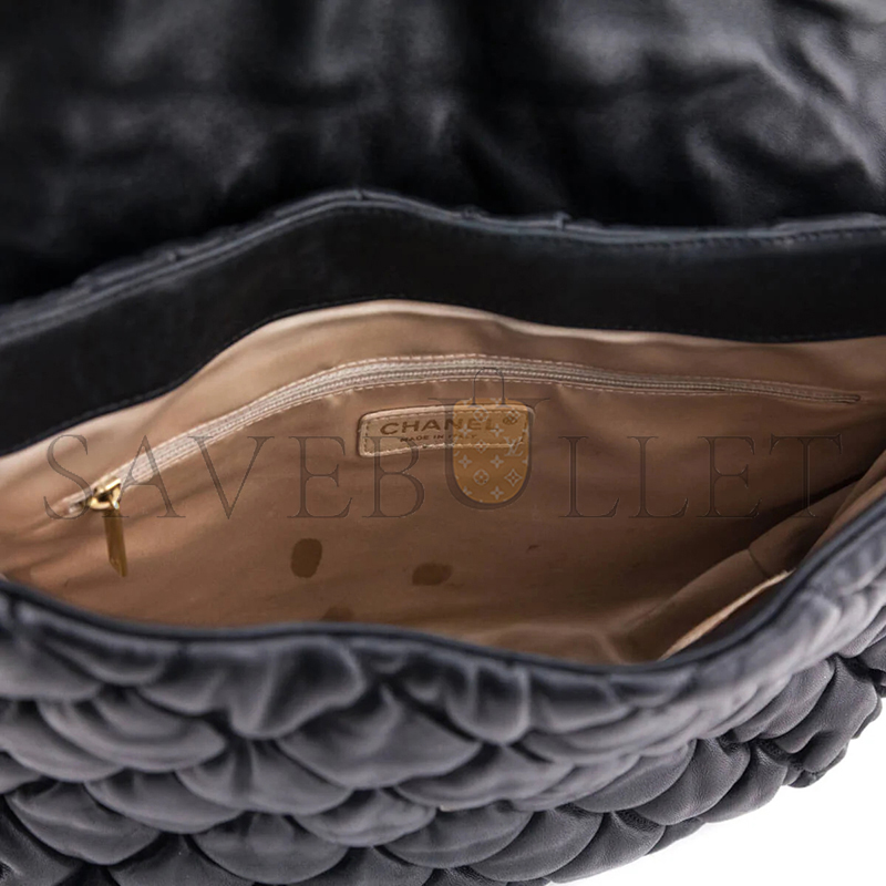 CHANEL BUBBLE LARGE QUILTED LAMBSKIN FLAP BAG 129090 (38*20*10cm)